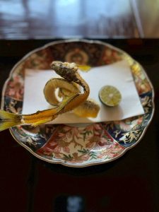 揚物 鮎 骨せんべい